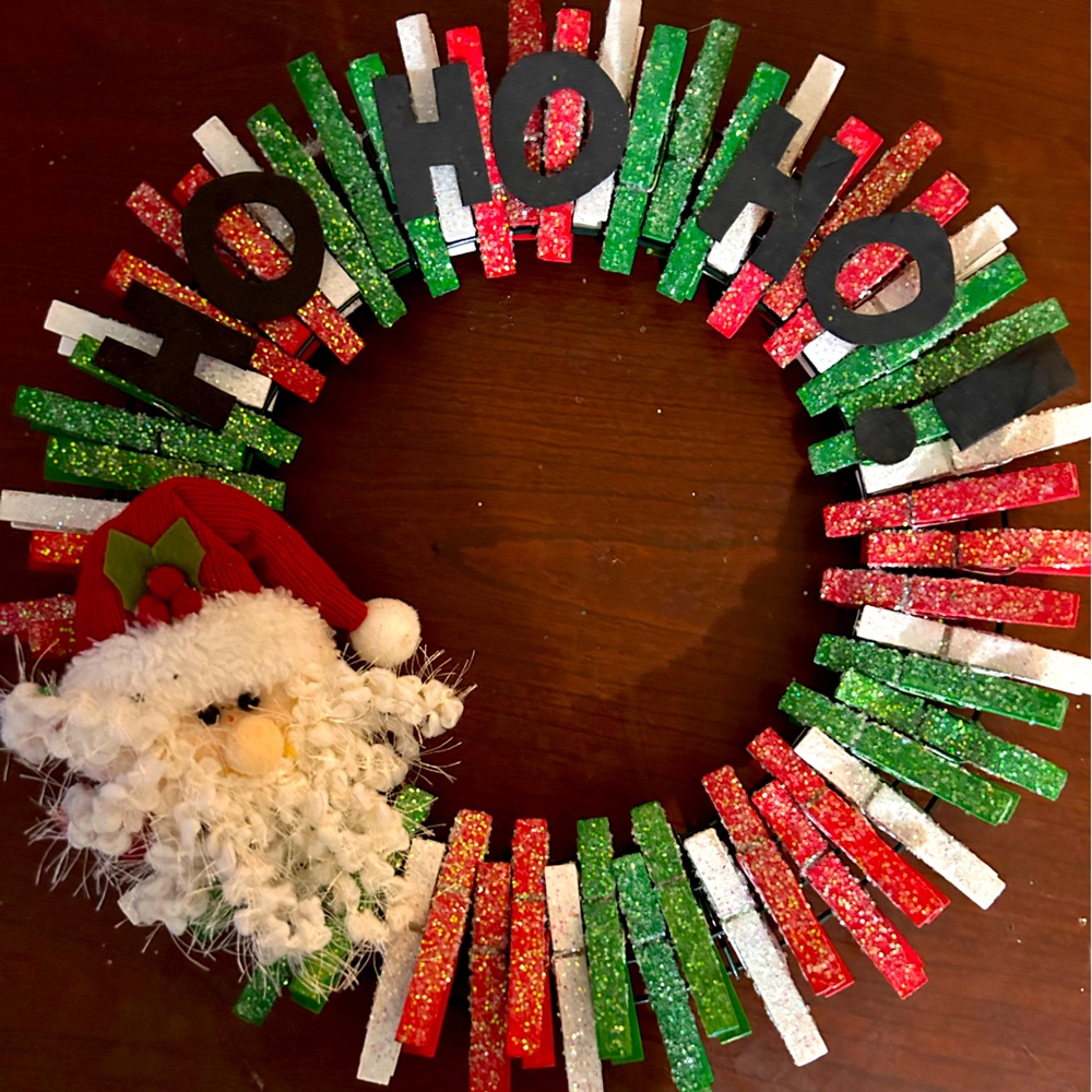 Santa Wreath